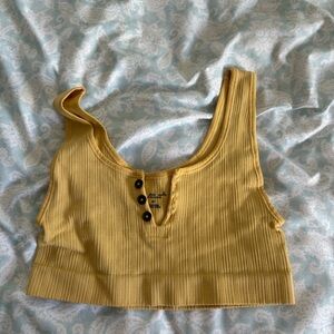 Urban Outfitters Yellow Bra Top